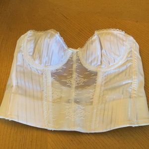 White Bustier